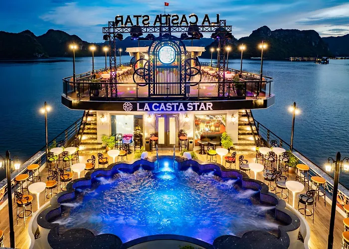 New La Casta Star 6-star Cruise Lan Ha Bay - Free One Way Shared Shuttle Service For 2 From Hanoi Old Quarter From 08 Sep 2026 