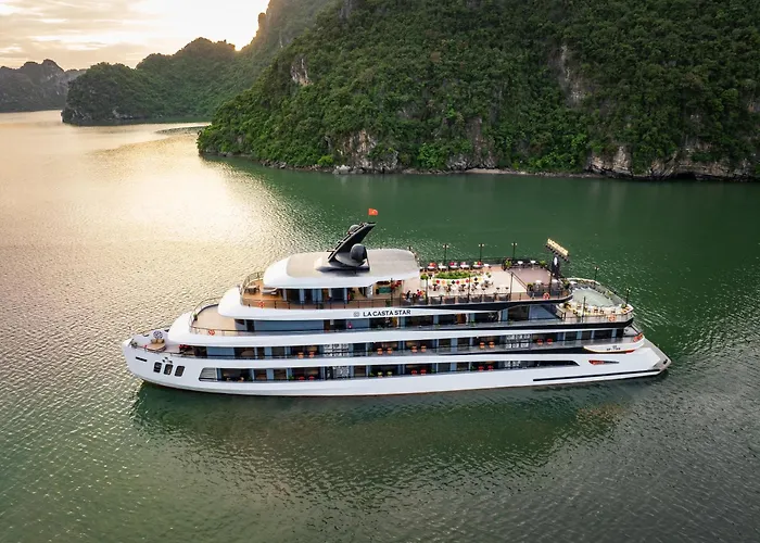New La Casta Star 6-star Cruise Lan Ha Bay - Free One Way Shared Shuttle Service For 2 From Hanoi Old Quarter From 08 Sep 2026 Ha Long
