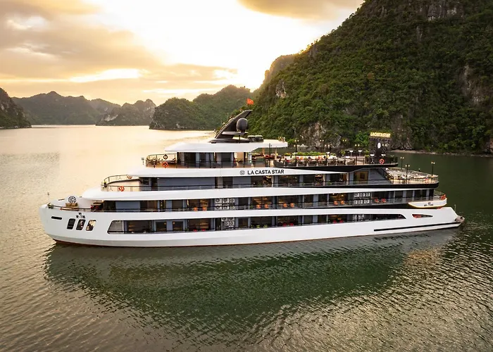 New La Casta Star 6-star Cruise Lan Ha Bay - Free One Way Shared Shuttle Service For 2 From Hanoi Old Quarter From 08 Sep 2026